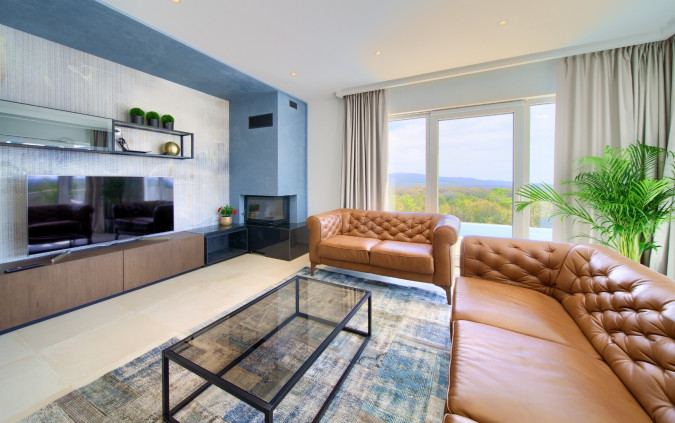 Interior, Villa Allegra with pool and gym, Krk - Croatia Garica, Vrbnik