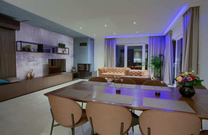 Interior, Villa Allegra with pool and gym, Krk - Croatia Garica, Vrbnik