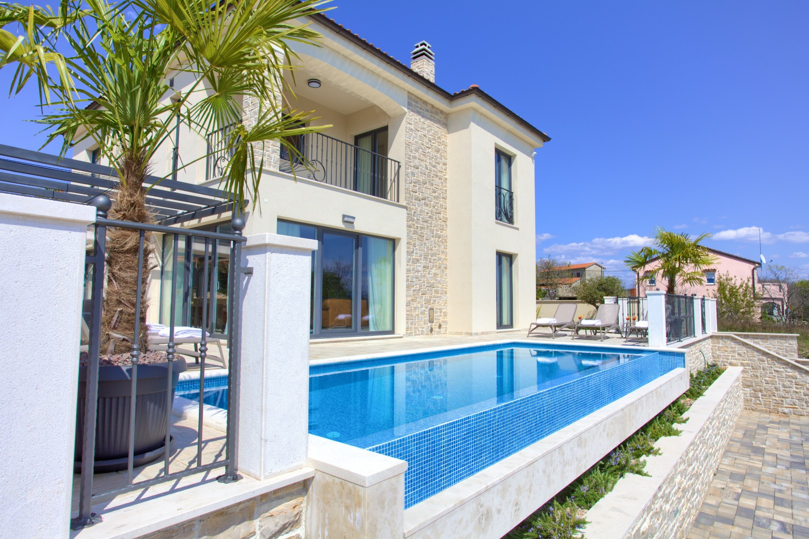 Villa Allegra Krk - Luxury vacation amidst the untouched nature of the island, Villa Allegra with pool and gym, Krk - Croatia Garica, Vrbnik