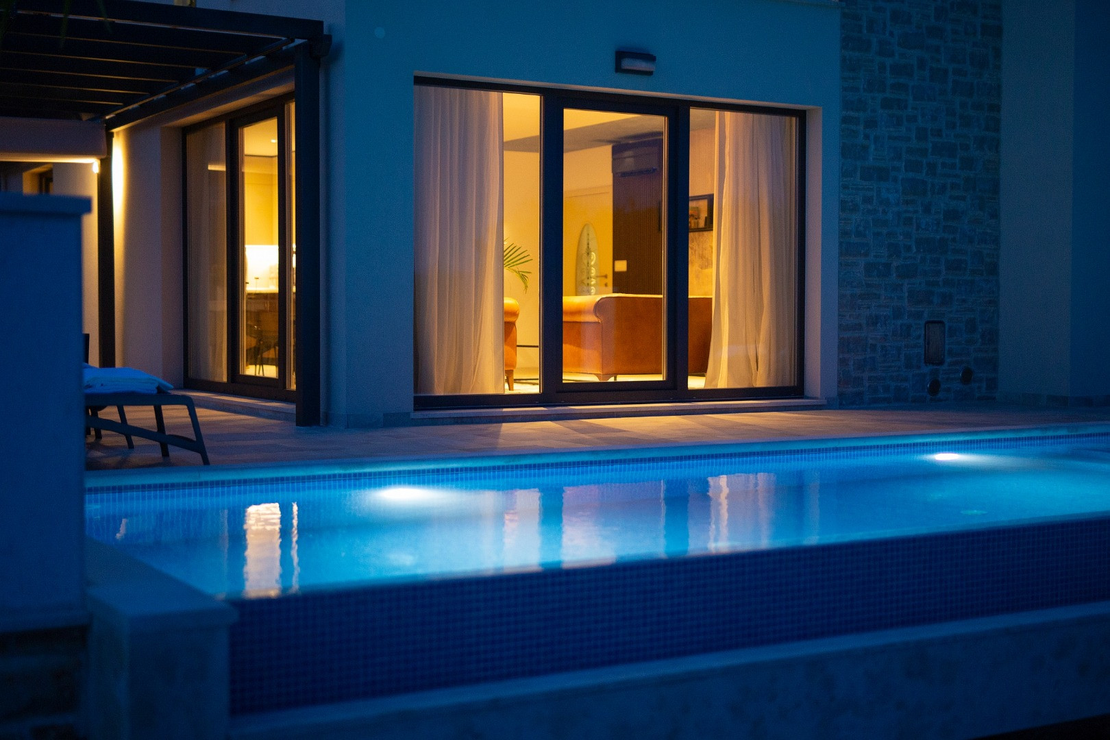 Villa Allegra Krk - Luxury vacation amidst the untouched nature of the island, Villa Allegra with pool and gym, Krk - Croatia Garica, Vrbnik