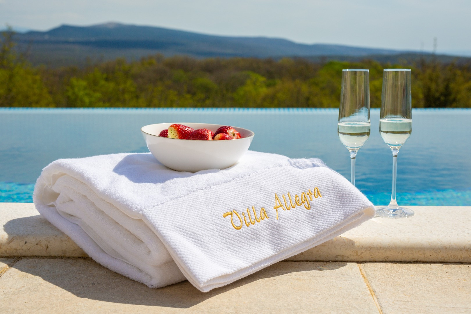 Villa Allegra Krk - Luxury vacation amidst the untouched nature of the island, Villa Allegra with pool and gym, Krk - Croatia Garica, Vrbnik
